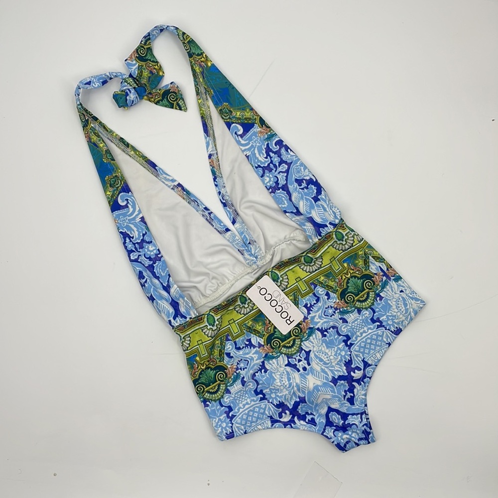 Rococo Sand Deep-V Halter Swim Suit - Picture 9 of 13